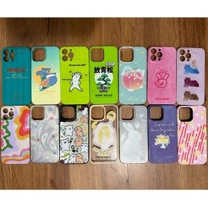 Colorful iPhone 13 Pro Max case bundle